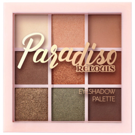 Палітра тіней для повік Paradiso Relouis WARM