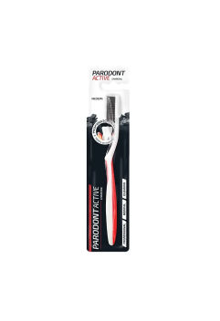 Зубна щітка PARODONT ACTIVE CHARCOAL середня Зубна щітка PARODONT ACTIVE CHARCOAL середня