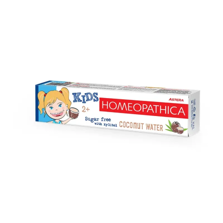 Зубна паста ASTERA HOMEOPATHICA KIDS 2+ Кокосова вода 50 мл