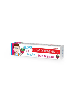 Зубна паста ASTERA HOMEOPATHICA KIDS 6+ Малина 50 мл Зубна паста ASTERA HOMEOPATHICA KIDS 6+ Малина 50 мл