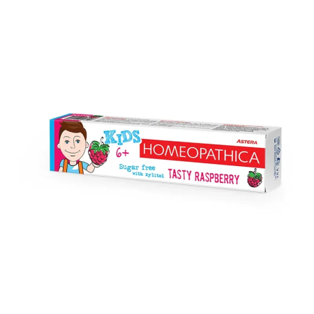 Зубна паста ASTERA HOMEOPATHICA KIDS 6+ Малина 50 мл