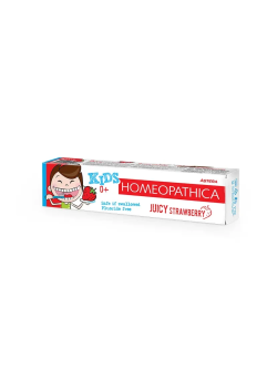Зубна паста ASTERA HOMEOPATHICA KIDS 0+ Соковита полуниця 50 мл Зубна паста ASTERA HOMEOPATHICA KIDS 0+ Соковита полуниця 50 мл