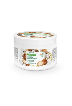 Маска для об'єму та блиску волосся Арганова олія та кокосове молоко Aroma Natural, 450 мл.