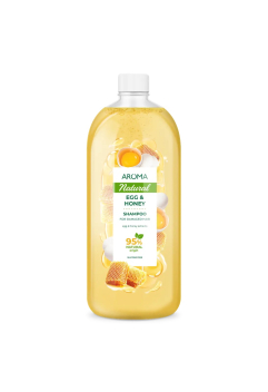 Шампунь AROMA NATURAL Яйце та мед для сухого волосся 900 мл