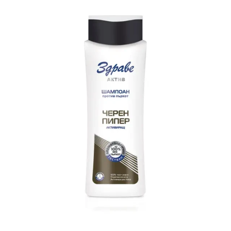 Шампунь Aroma HEALTH ACTIVE BLACK PEPPER проти лупи, що активує 390 мл