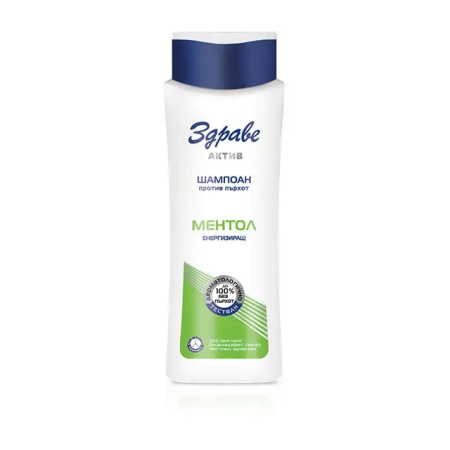 Шампунь Aroma HEALTH ACTIVE MENTHOL Energizing проти лупи, 390 мл