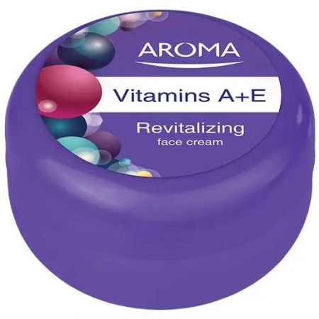 Крем для обличчя AROMA з вітамінами A+E 75 мл, Що Відновлює