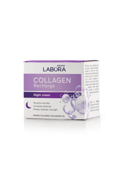 Крем для обличчя від зморшок LABORA COLLAGEN RECHARGE 30+ нічний 50 мл Крем для обличчя від зморшок LABORA COLLAGEN RECHARGE 30+ нічний 50 мл