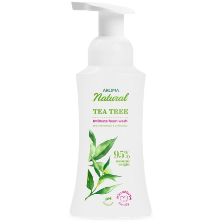 Пінка для інтимної гігієни AROMA INTIME TEA TREE (чайне дерево) 300 мл