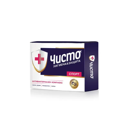 Мило з антибактеріальним комплексом PURE SPORT 100 г