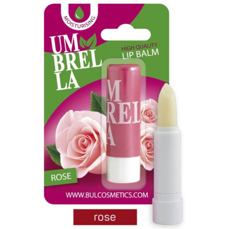 Бальзам для губ Umbrella Feeria блістер, троянда