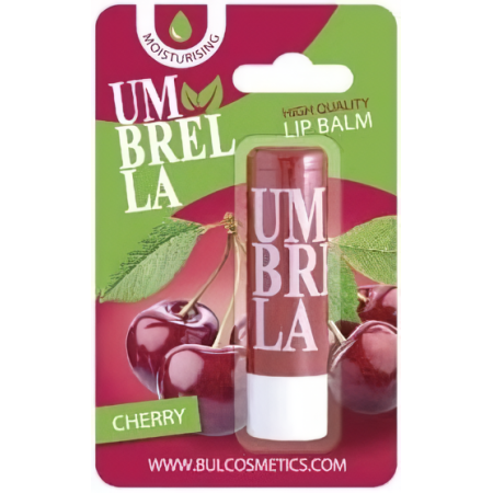 Бальзам для губ Umbrella Feeria, блістер, вишня