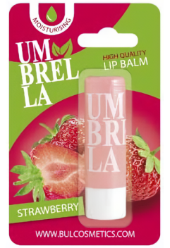 Бальзам для губ Umbrella Feeria блістер, полуниця
