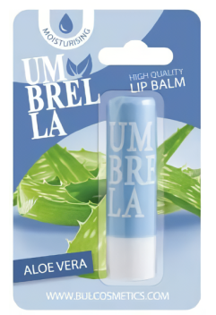 Бальзам для губ Umbrella Feeria блістер, алоє-вєра