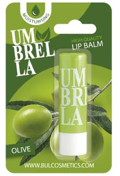 Бальзам для губ Umbrella Feeria блістер, олива