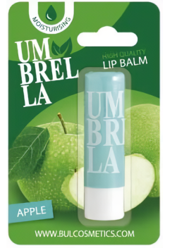 Бальзам для губ Umbrella Feeria блістер, яблоко
