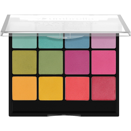 Тіні для очей, планшет 12 відтінків Umbrella Feeria, набір А