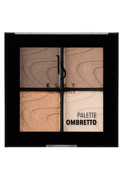 Палетка тіней для повік 4 кольори Mareleva KSKY
