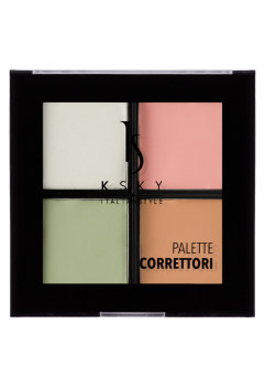 Палетка консілерів 4 кольори Mareleva KSKY