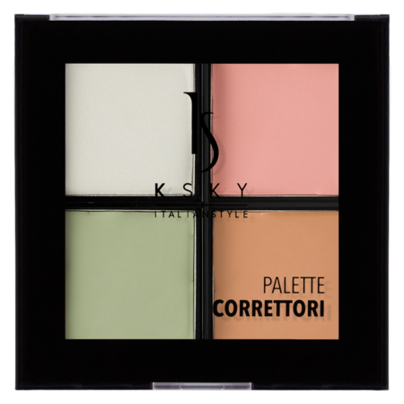 Палетка консілерів 4 кольори Mareleva KSKY